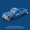 Retro Pickup Truck Sea Breeze Knight Container Car Eight-Grid Car Assembly Building Blocks Toy Model