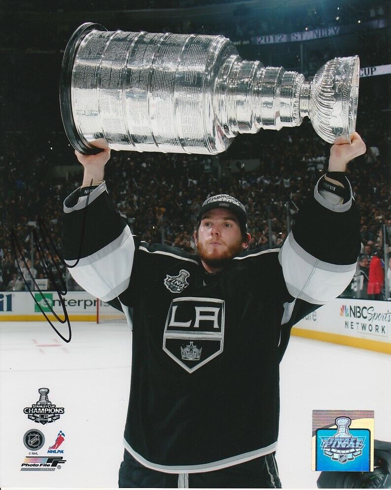 JONATHAN QUICK SIGNED LOS ANGELES LA KINGS 2012 STANLEY CUP 8x10 Photo Poster painting Autograph