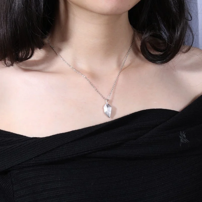 wishing stone couple necklace