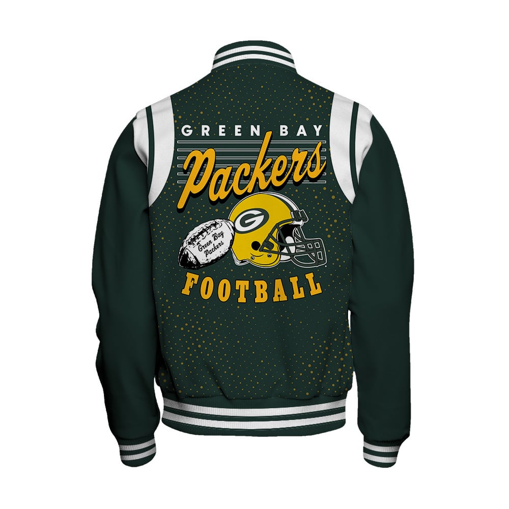 Green Bay Packers National Football League 2024 Make Your Mark Unisex Varsity Jacket