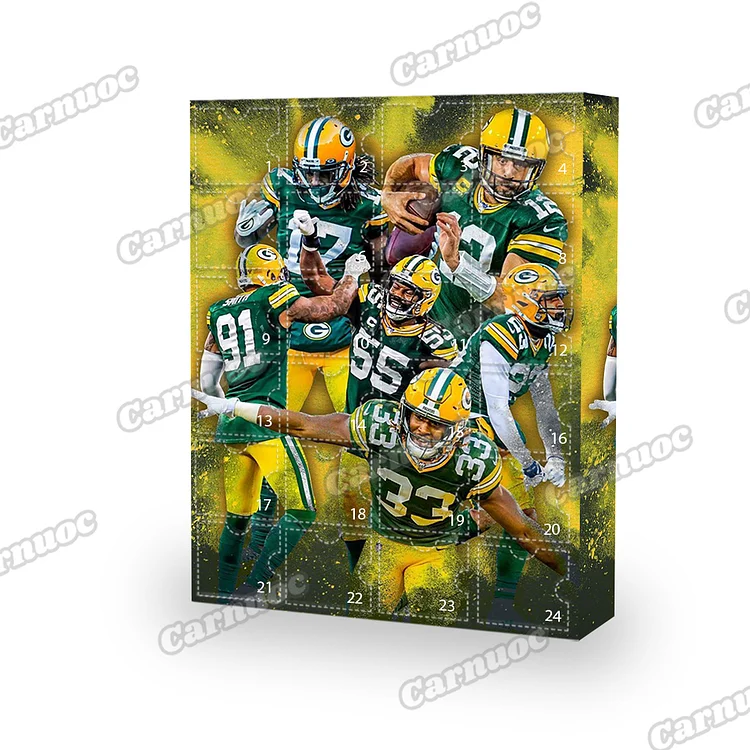 Green Bay Packers Advent Calendar -- The One With 24 Little Doors