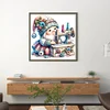 Sewing Machine Gnome-18CT Stamped Cross Stitch 30*30cm/11.81*11.81in