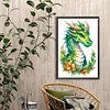 (40*60cm)Dinosaur on a Garland -  Full Round Drill Diamond Painting