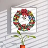 Christmas Wreath-Crystal Rhinestone Diamond Painting