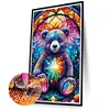 (40*70cm)Bear - Full Round Drill Diamond Painting