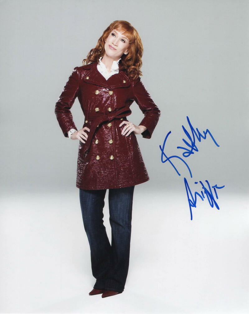 KATHY GRIFFIN SIGNED AUTOGRAPH 8X10 Photo Poster painting - DONALD TRUMP NEMESIS, SEINFELD