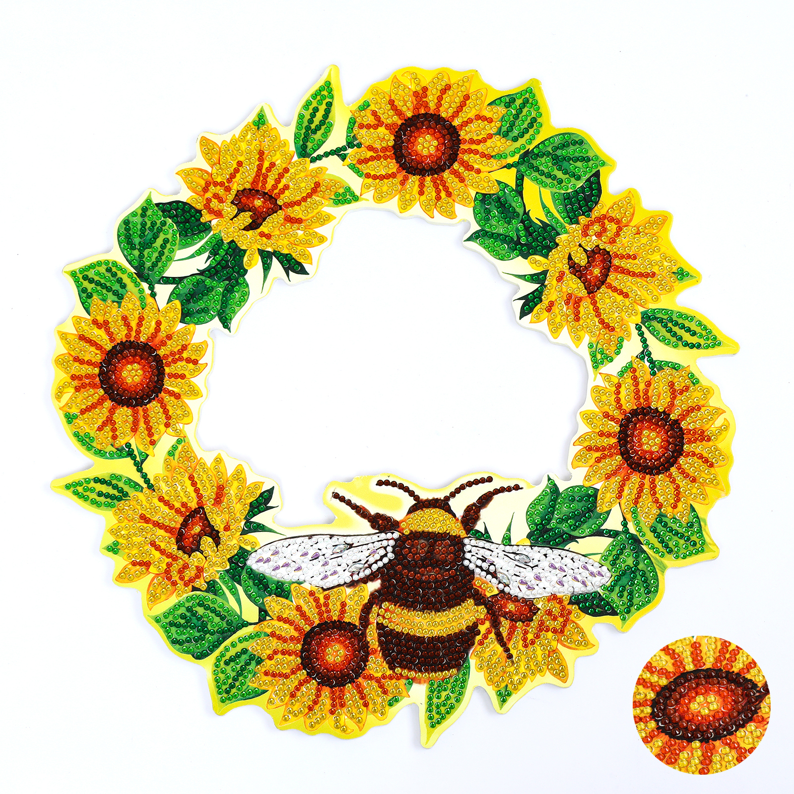 

Bee Wreath - 5D DIY Craft Decoration - 30*30CM, 501 Original