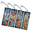 4 PCS Flowers Butterflies - 5D DIY Bookmark