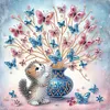 (Multi-Style)Animal-Partial Special Shaped Diamond Painting 40*40CM
