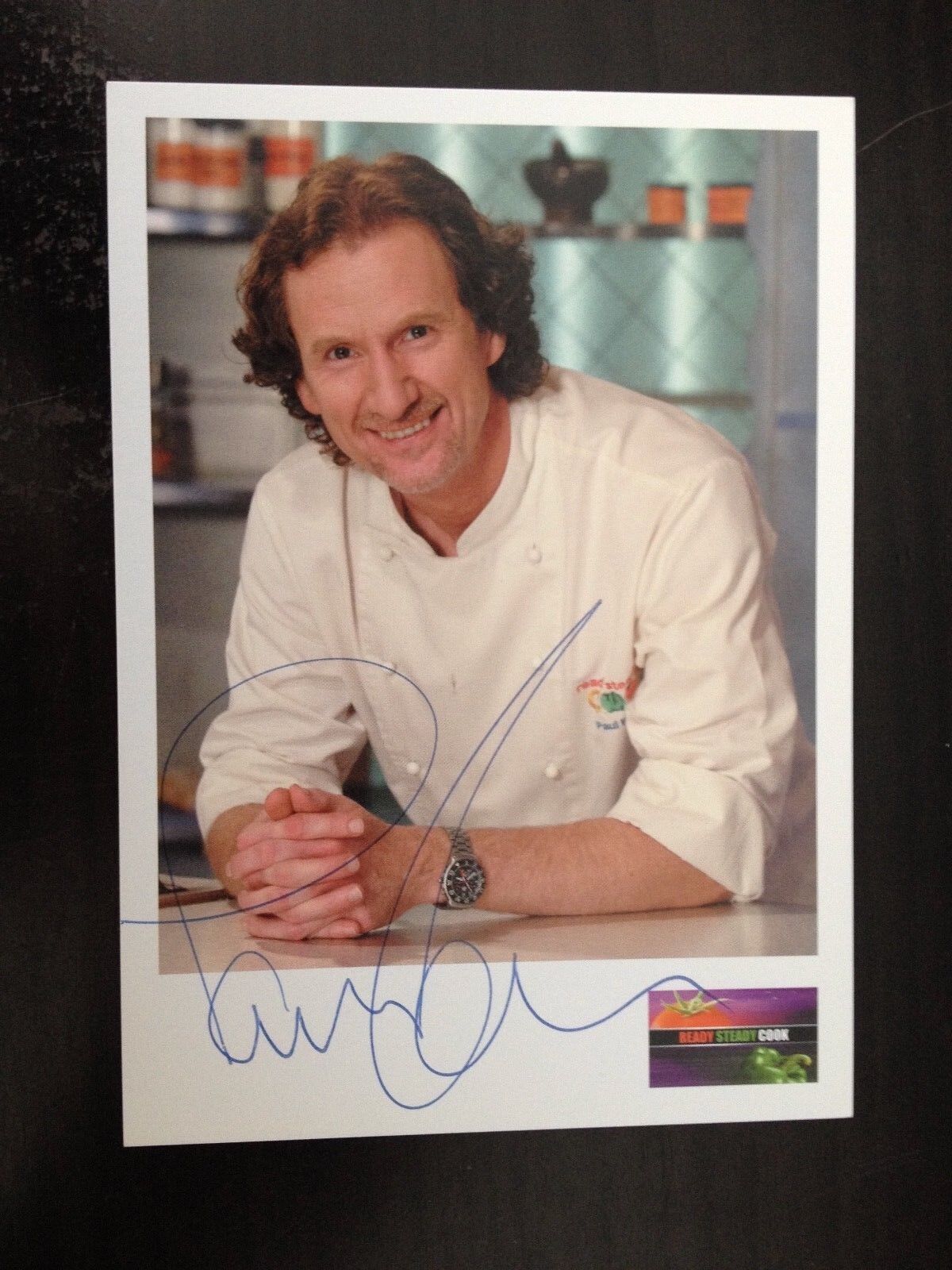 PAUL RANKIN - POPULAR TV CHEF - READY STEADY COOK - SUPERB SIGNED COLOUR Photo Poster painting