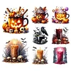 8pcs Halloween-11CT Stamped Cross Stitch Set 12.5*12.5cm/4.92*4.92in tapestrymarket