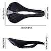3D Printed Breathable Shock Absorption Hollow Bike Saddle for Road Bike (Nylon)