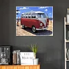 Diamond Painting-DIY Full Round Drill Trip Bus