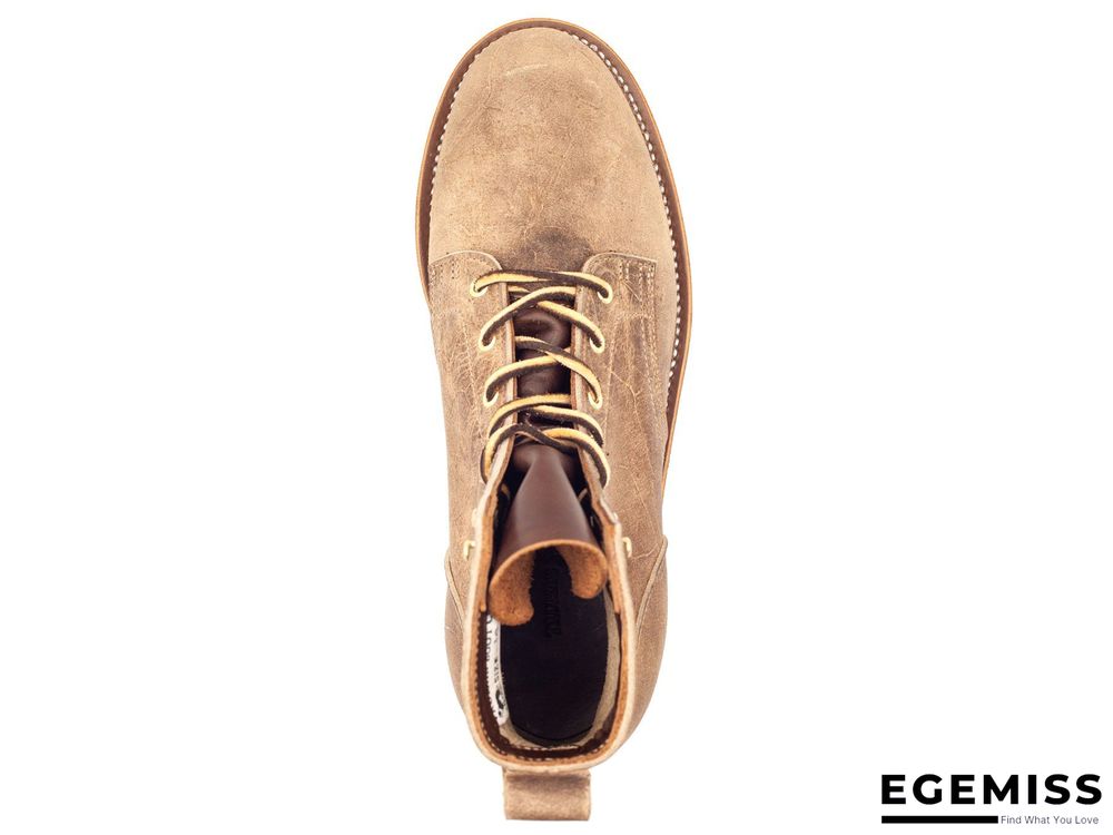 Cow Split Leather Men Boots Comfortable Boots Men Footwear Rubber Ankle Boots Men's Shoes | EGEMISS