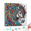 (Pre-Framed)Horse-Special Shape Diamond Painting Kit(29x29cm)
