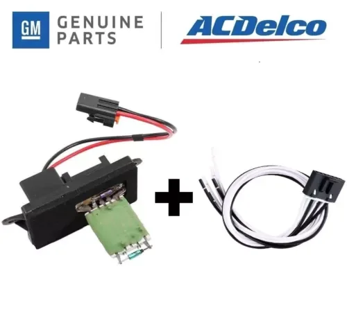 Dronehint Chevy Silverado GMC Sierra 1500 2500 Blower Motor Resistor w/ Harness GM OEM NE (For: GMC) Parts