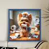 Toilet Puppy-11CT Stamped Cross Stitch 40*40cm/15.75*15.75in tapestrymarket