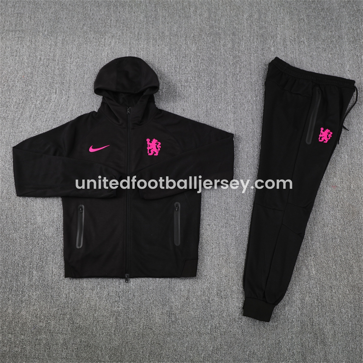 C.H.E.L.S.E.A 24-25 Jacket Training Tracksuit - Black Jackets & Pants