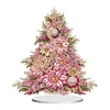 DIY Xmas Tree Diamond Painting Single-sided Acrylic Desktop Ornaments
