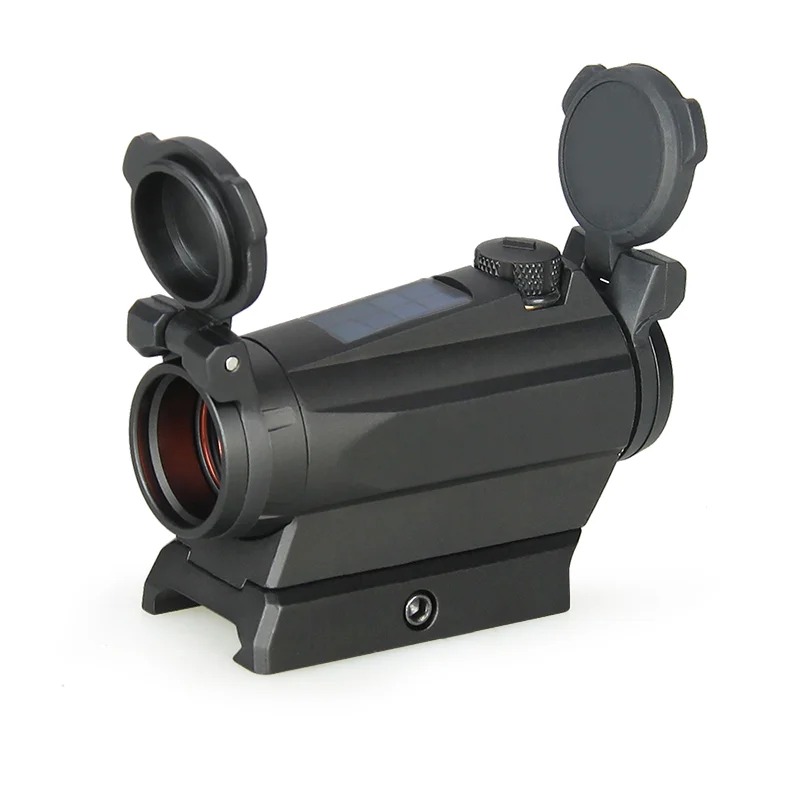 1x20MM Compact Red Dot Sight 2MOA Solar Energy Reflex Sight for Hunting Shooting Outdoor Viewfinder - HaikeWargame