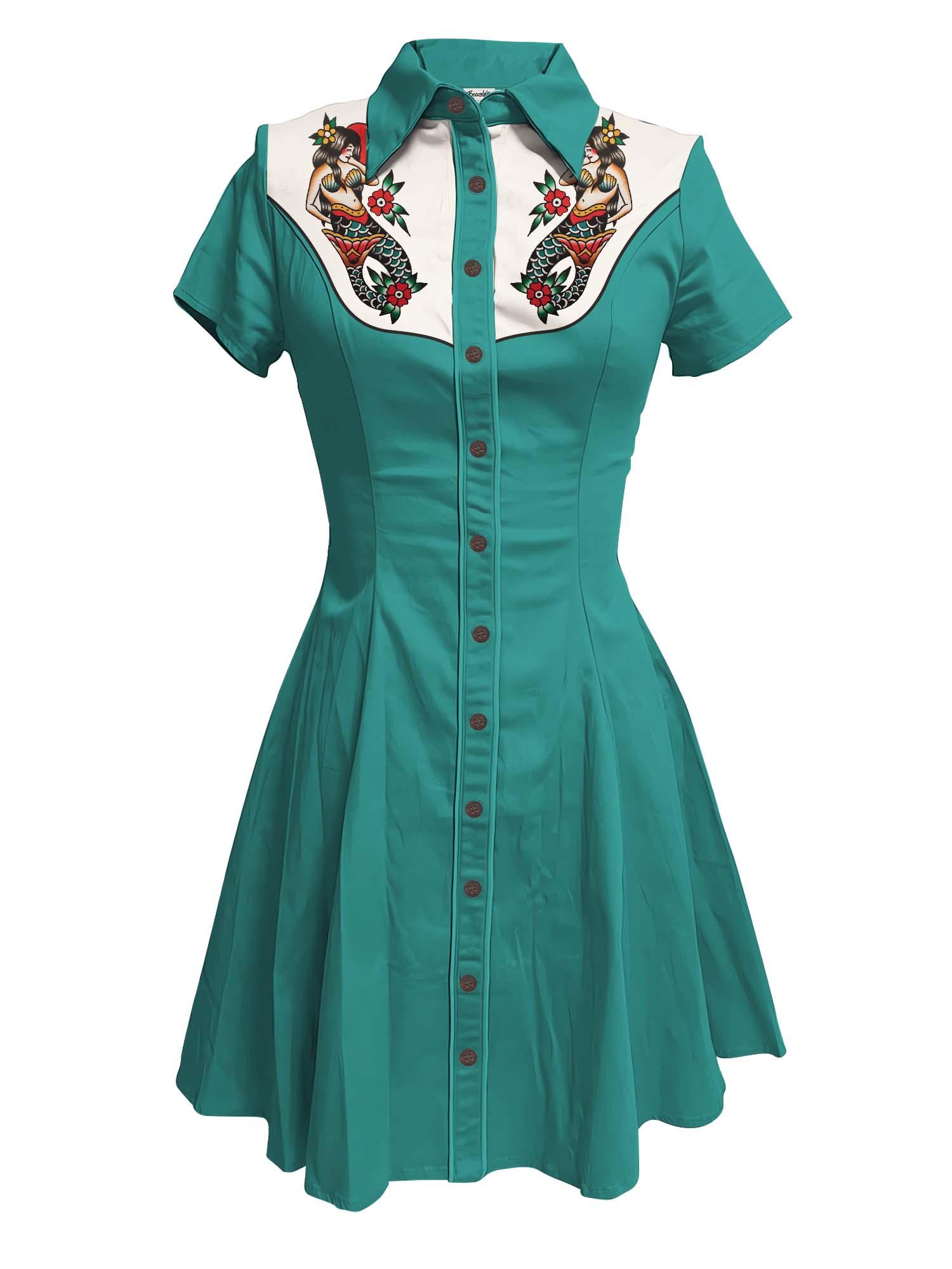 Ocean Mermaid - 100% Cotton Dress