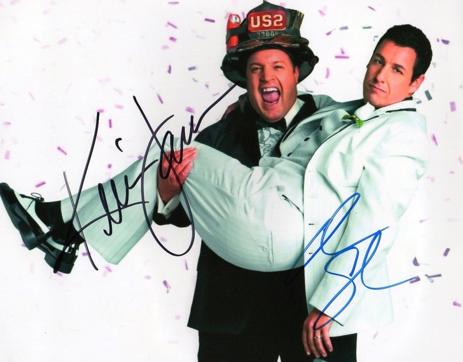 ADAM SANDLER & KEVIN JAMES AUTOGRAPHED SIGNED A4 PP POSTER Photo Poster painting PRINT 1