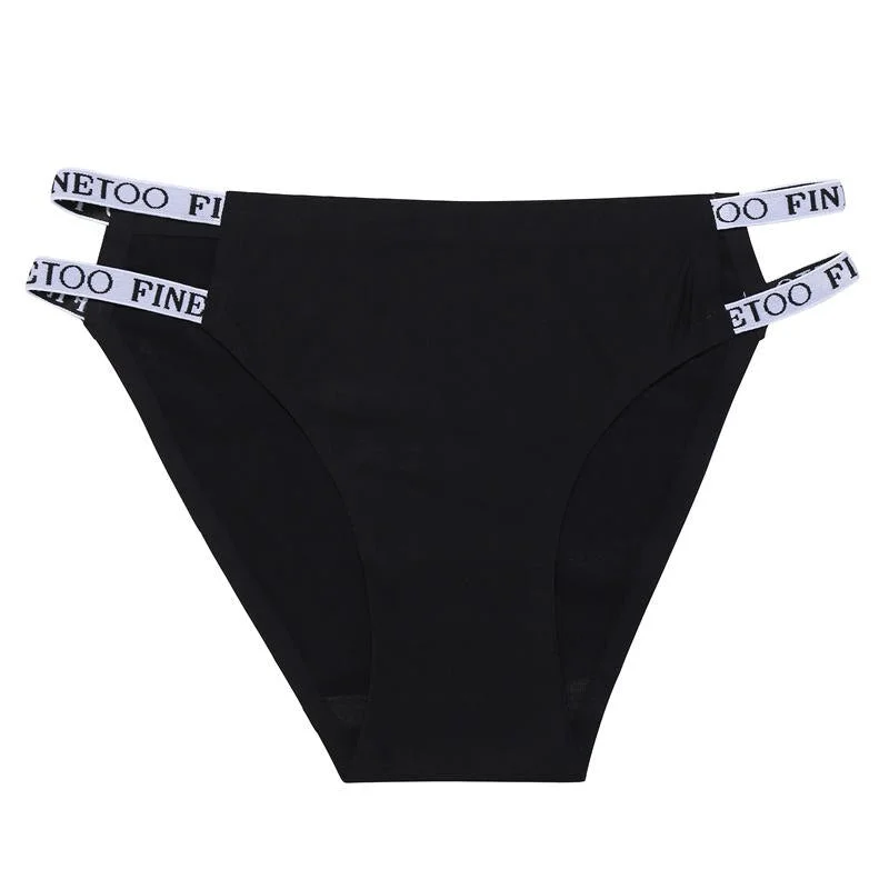 1/2PCS Briefs Panties Women's Underwear Sexy Seamless Panties Female Underpants Pantys Strap Low-raise Briefs Finetoo Lingerie