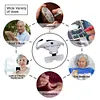 Head Mounted Hands Free Magnifying Glass USB Charging LED Interchangeable Lenses