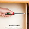 2 in 1 Home Circuit Tester Screwdriver with LCD Screen Non Contact Voltage Tester with Screwdriver for Electricians Home Use