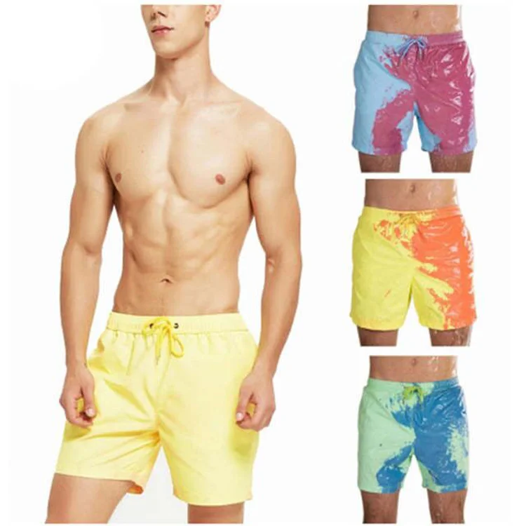 Swimwear that changes color for men