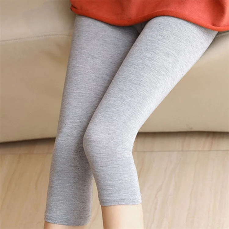 CUHAKCI Women Leggings Stretch Modal High Waist Legging Comfortable Elastic Skinny Pants Sporting Black White Fitness Leggins