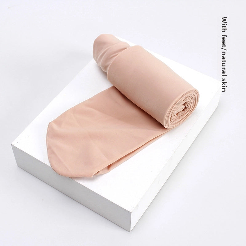 Women’s Hip Hip-lifting Steel Stockings Spring And Summer Thin Light Leg Artifact Horse Oil Socks Anti-hook Silk Pantyhose Base Socks