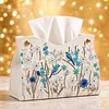 DIY PU Diamond Painting Tissue Box Kit Desktop Tissue Holder with Rhinestone Diamond Desk Decorative Tissue Box for Adults Desktop Storage Organizer