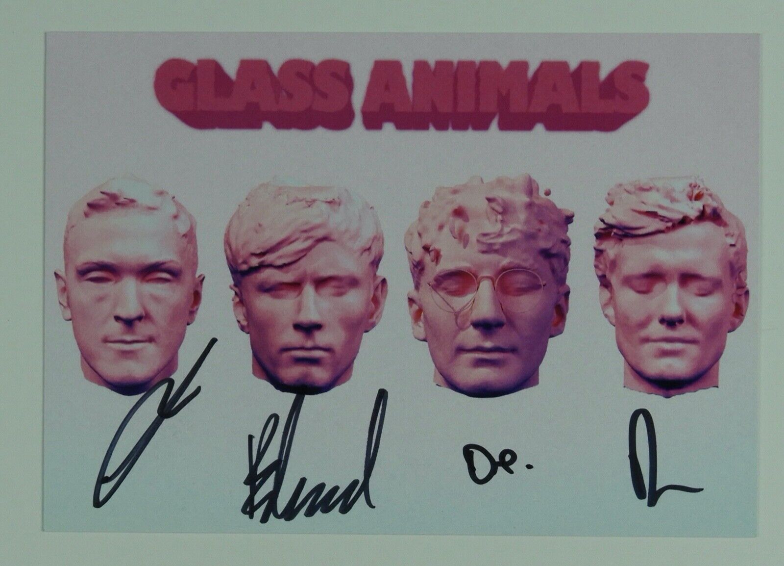 Glass Animals JSA Signed Autograph Dreamland Art Card Vinyl Fully Signed