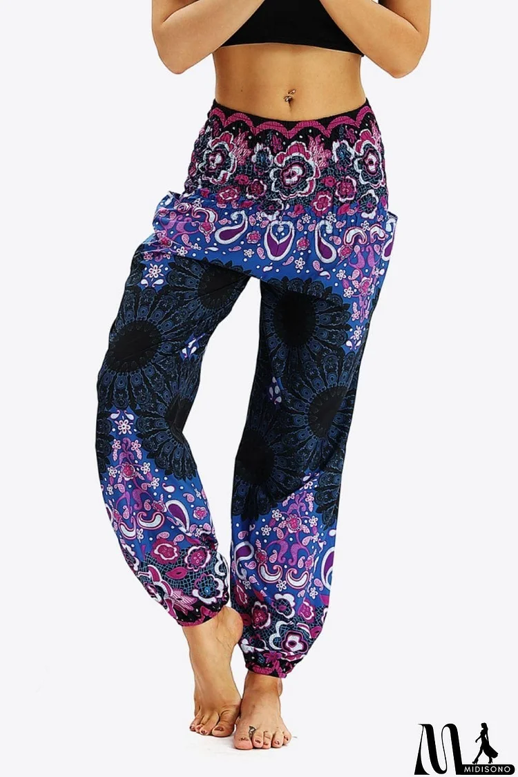 Printed Jogger Pants with Pockets