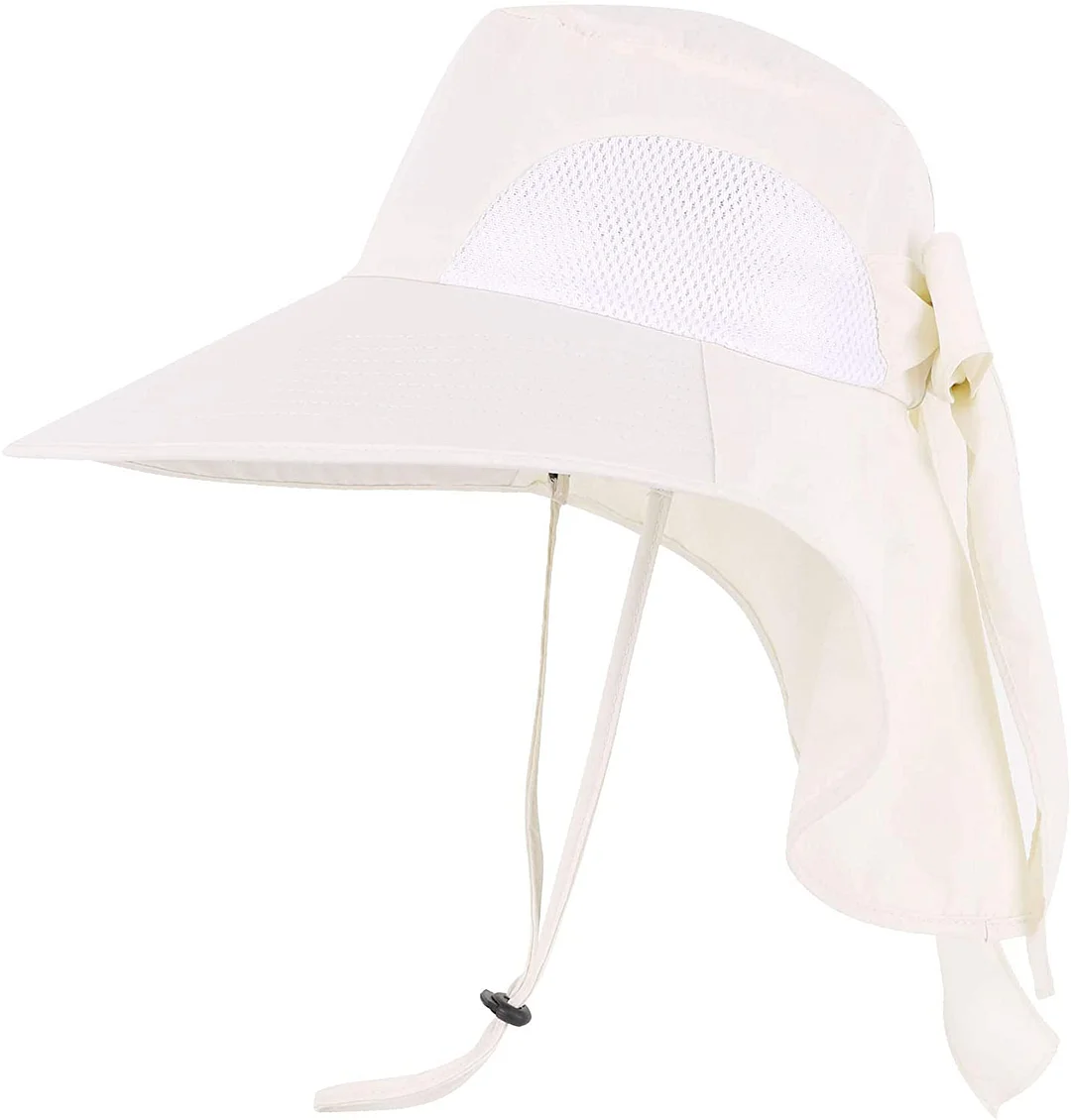 Men/Womens Foldable Flap Cover UPF 50+ UV Protective Wide Brim Bucket Sun Hat