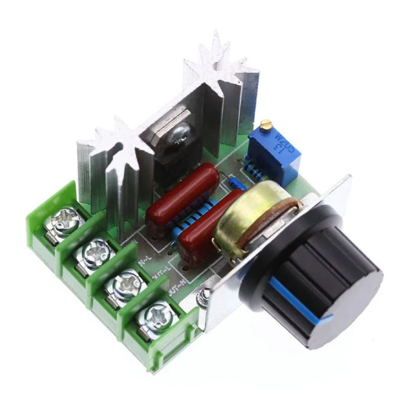 High Power Thyristor Dimming Speed 2000w 220V thyristor dimmer SCR electronic voltage temperature control Regulator 4