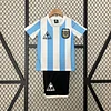 1986 Retro Argentina Home Football Shirt Kids Size 1:1 Thai Quality