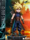 Chibi Ver. Cloud Strife - (FF7) Final Fantasy VII Statue - SenLinTu Studio