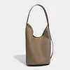 Simple Plain Color Leather Women's Shoulder Bag