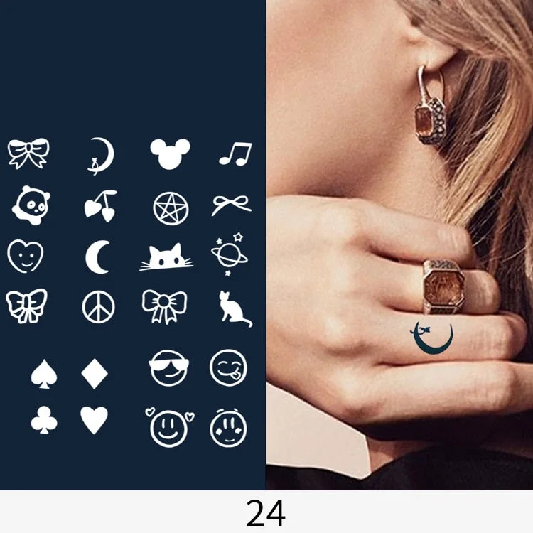 Basketball Anime Flower Butterfly Text Art Festival Cute Cool Waterproof Full Body Arm Men and Women Natural Temporary Tattoos