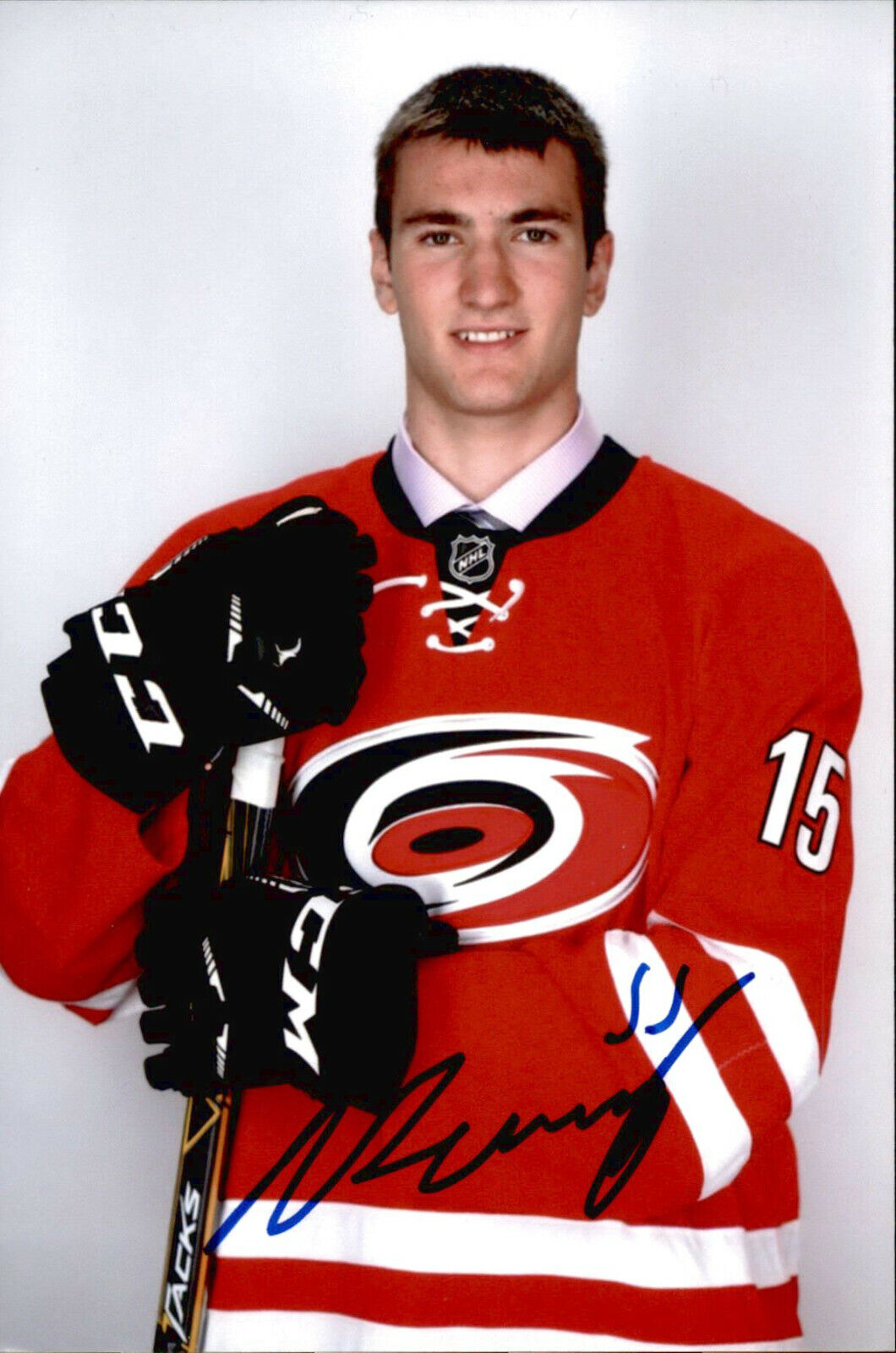 Nicolas Roy SIGNED autographed 4x6 Photo Poster painting CAROLINA HURRICANES #2