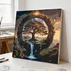 Framed Tree Of Life-Paint by Numbers Acrylic Painting 35*35CM