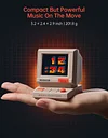 Divoom MiniToo Retro PC-Style Computer Speaker, Smart Pixel Screen with DIY Faces, Bluetooth & USB Audio, Alarm/White Noise Clock, Desk Setup Gift for Bedroom, Office & Gaming
