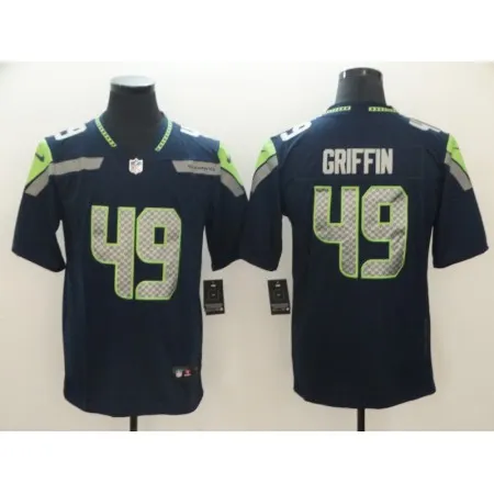 Men's Seattle Seahawks  #49 Shaquem Griffin Navy Vapor Untouchable Limited Stitched NFL Jersey