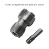 PVC Pipe Threader Kit With 1/2Inch 3/4 Inch 1 Inch Dies Pipe Threader Hand Tools