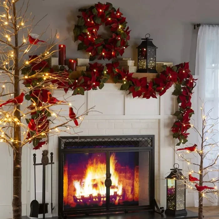 Clip-On Cardinal Christmas Tree Ornaments