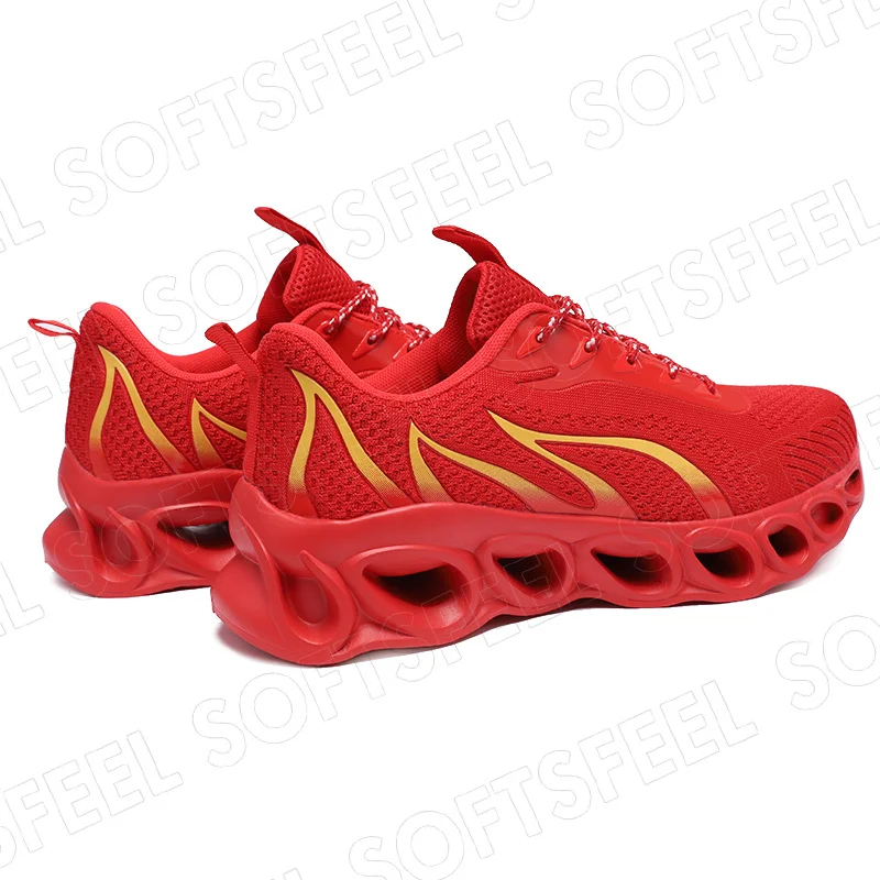 Softsfeel Women's Relieve Foot Pain Perfect Walking Shoes - Red