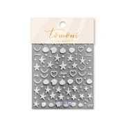 Wendeku High Quality Starfish Shell Jellyfish Flash Shard Adhesive Nail Stickers Art Decorations Decals Design T-3178