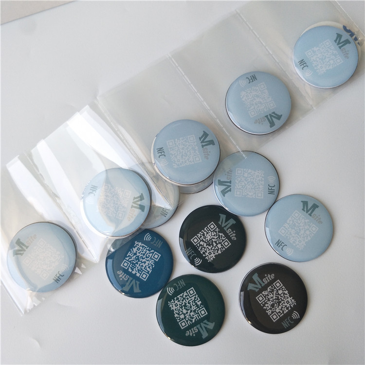 Custom 13.56mhz NFC crystal jelly card